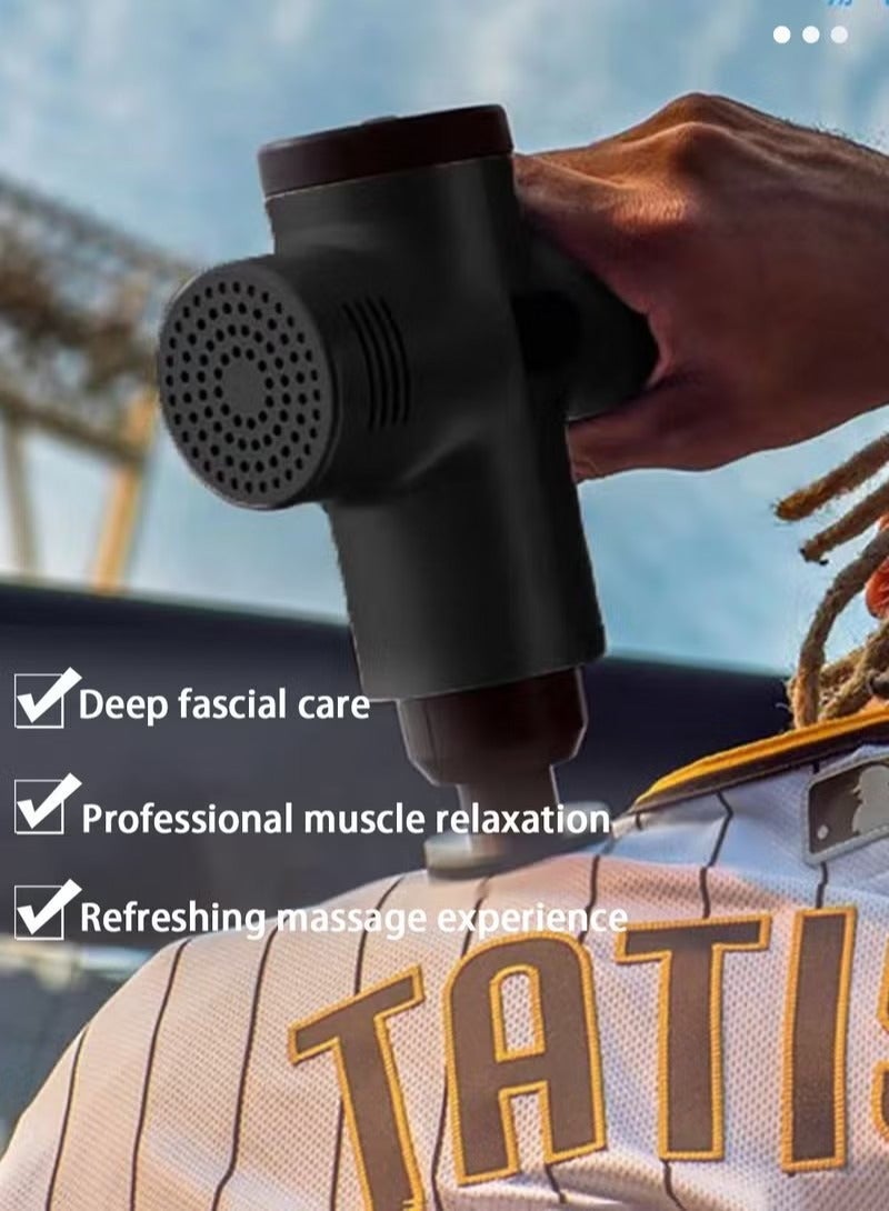 JWSISSIE Deep Tissue Portable Massage Gun 7 Massage Heads Set With Bag - Image 4